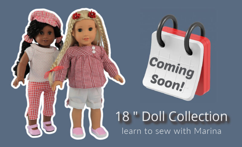 doll clothes, sewing pattern, pdf, american doll, Frocks & Frolics mobile