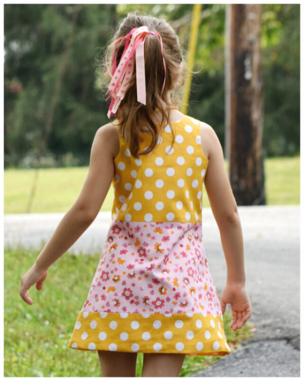 Mimi Hängerchen, Trägerkleid, PDF Schnittmuster, Kinder, Mädchenkleid, Hängerkleid, einfaches Kleid nähen für Mädchen